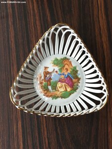 Очаровательная фарфоровая конфетница, APULUM, Румыния