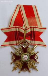 Орден Св. Станислава 3ст. с мечами. Кейбель. АК.
