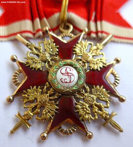 Орден Св. Станислава 3ст. с мечами. Кейбель. АК.