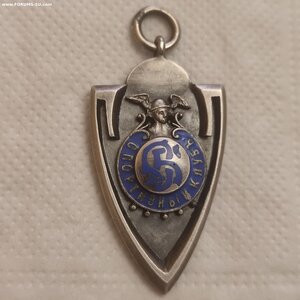 Серебряный жетон Спортивный Клуб Коммерческого Банка 1910г