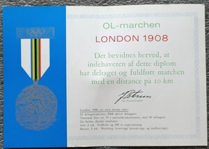 Памятные медали Олимпиад 1896-1980 гг. сертификаты
