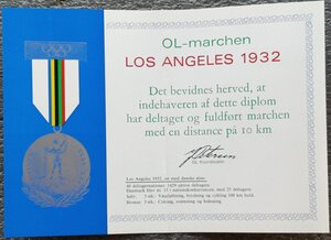 Памятные медали Олимпиад 1896-1980 гг. сертификаты