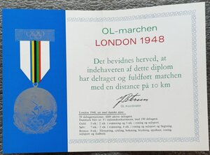 Памятные медали Олимпиад 1896-1980 гг. сертификаты