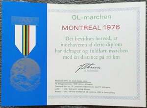 Памятные медали Олимпиад 1896-1980 гг. сертификаты