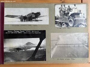 Альбом Авиационный отряд Новосибирск 1927-1933 год. КВЖД.