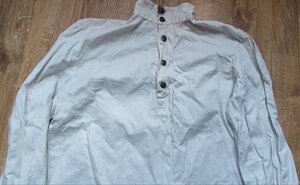 Белая гимнастерка с пуговицами НКПС. 1940е