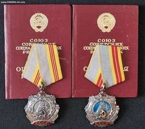 Трудовая слава 2 и 3 степень на документах