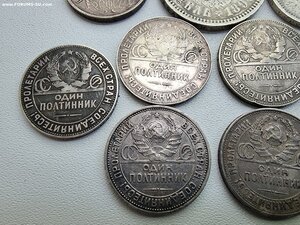 Монеты серебро.