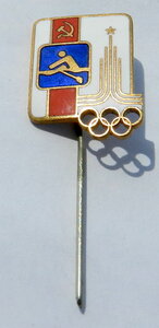 Гребля (знак из набора 22 Олимпийские игры)