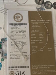 скромная подвеска с бриллиантом недорого