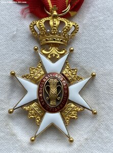 Орден "Вазы" 1-го класса, Швеция, золото.