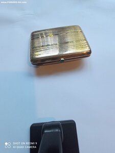 Золотой портсигар. Помогите определить клеймо и стоимость