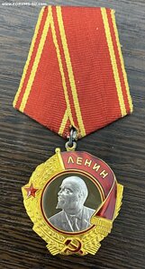 Орден Ленина люкс блюдце 148987  с доком