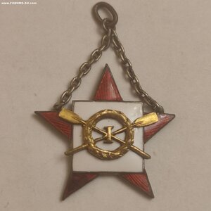 Жетон работы Г. Свенсона, бронза, Гребля 1933г.