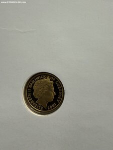 25 фунтов Гернси 2001 г