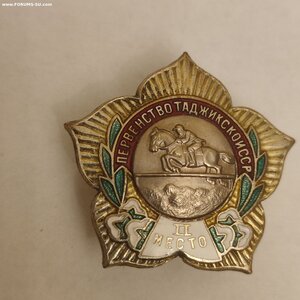 Первенство Таджикской ССР, Скачки 1940г