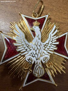 Белый орел Крест и Звезда