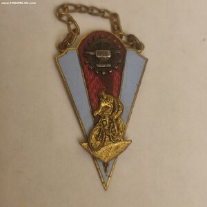 Призовой жетон ВСРМ, Велогонка 1929г.