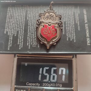 Нагр.сер.жетон Всерос.Мотоспортивной Лиги 1922г.