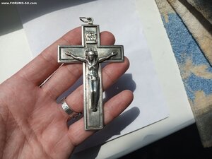 Крест протоиерейский, наперсный.Серебро.
