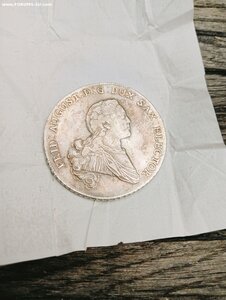 Талер Саксония Фридрих Август III 1766 год