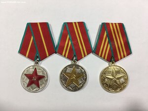 10;15;20 лет выслуги без надписи.