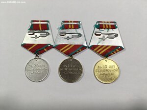10;15;20 лет выслуги без надписи.