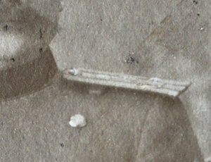 Очень большое фото офицера с семьей. Российская Империя