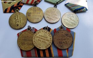 Медали Боевые.