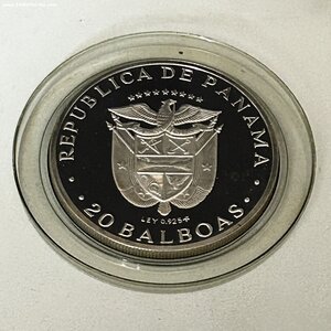 Панама 20 бальбоа, 1972  Симон Боливар КРУПНОЕ СЕРЕБРО