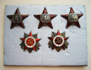 Комплект 3 Кр.Звезды + 2 ОВ