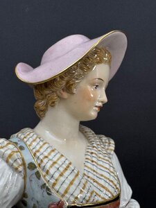 Meissen Мейсен Сттатуэтка Скульптура 33,5 см реставрация