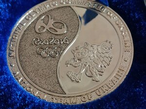 Набор знаків (28 штук)+ медаль  НОК України, РІО-ДЕ-Жанейро