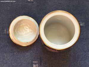 Сахарница, фарфор, живопись, старый Китай