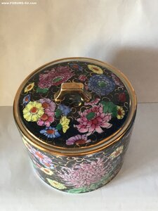 Сахарница, фарфор, живопись, старый Китай