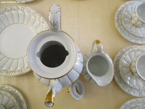 Антиквартый сервиз. На 12 персон.Мейсен.Тыква.