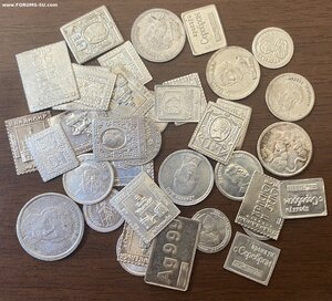 Серебряные жетоны