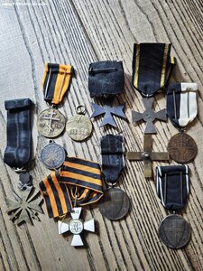 Лот из 11 копий наград Гражданской войны