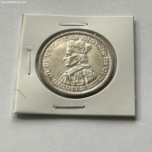 Монета 10 литов 1936 г Литва князь Витаутас серебро ОТЛИЧНЫЕ