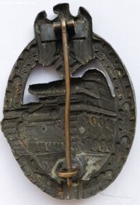 Знак за танковую атаку серебро