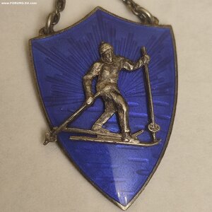 Жетон 875пр.Г.Свенсон.Лыжный Пробег 1929г.