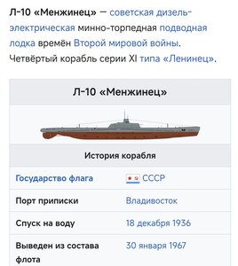 Экипаж подводной лодки Л-10 "Менжинец". Трепетов Б.С.