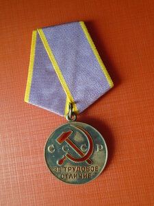За трудовое отличие.