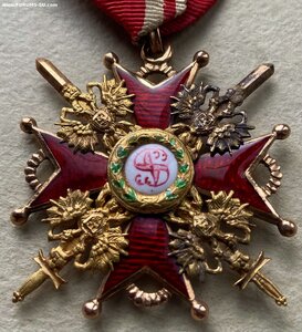 Орден Св. Станислава 3ст. с мечами. Кейбель. АК.