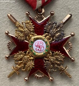 Орден Св. Станислава 3ст. с мечами. Кейбель. АК.