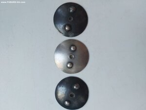 3 Гайки Серебро