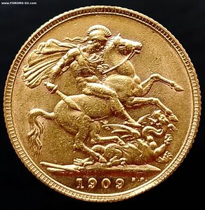 Великобритания, Эдуард VII Соверен 1909