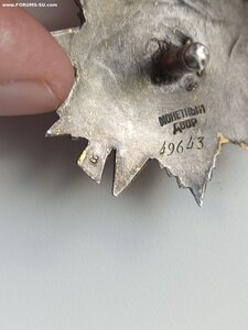 ООВ 2ст 49643, 1943г. Тех.клеймо, Разведка, посмертно.