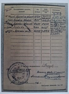 БКЗ ВТОРОЕ НАГРАЖДЕНИЕ. НОМЕР 5059