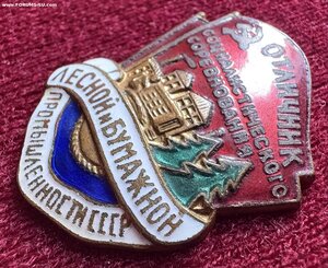Отличник лесной и бумажной промышленности